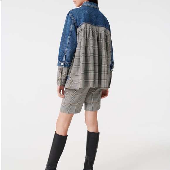 Maje DENIM TROMPE L’OEIL JACKET - Picture 5 of 16